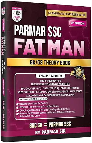 Parmar SSC FATMAN 2.0 – GK/GS Theory Book